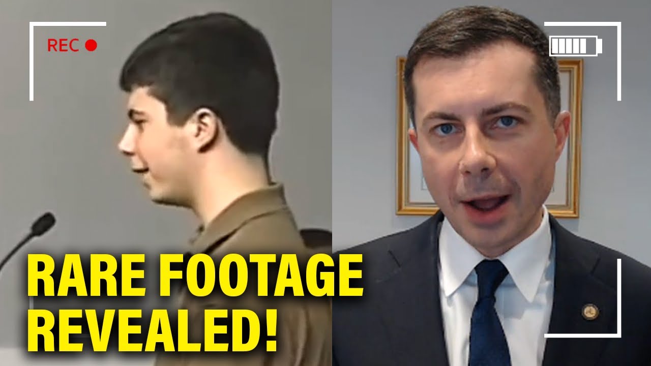 WOW: Pete Buttigieg REACTS to RARE FOOTAGE of himself from college