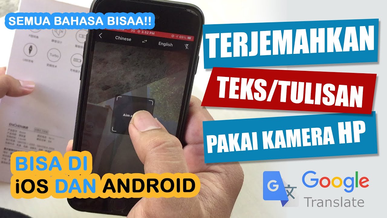 Cara Terjemahkan Teks Pakai Kamera HP | Semua Bahasa BISA
