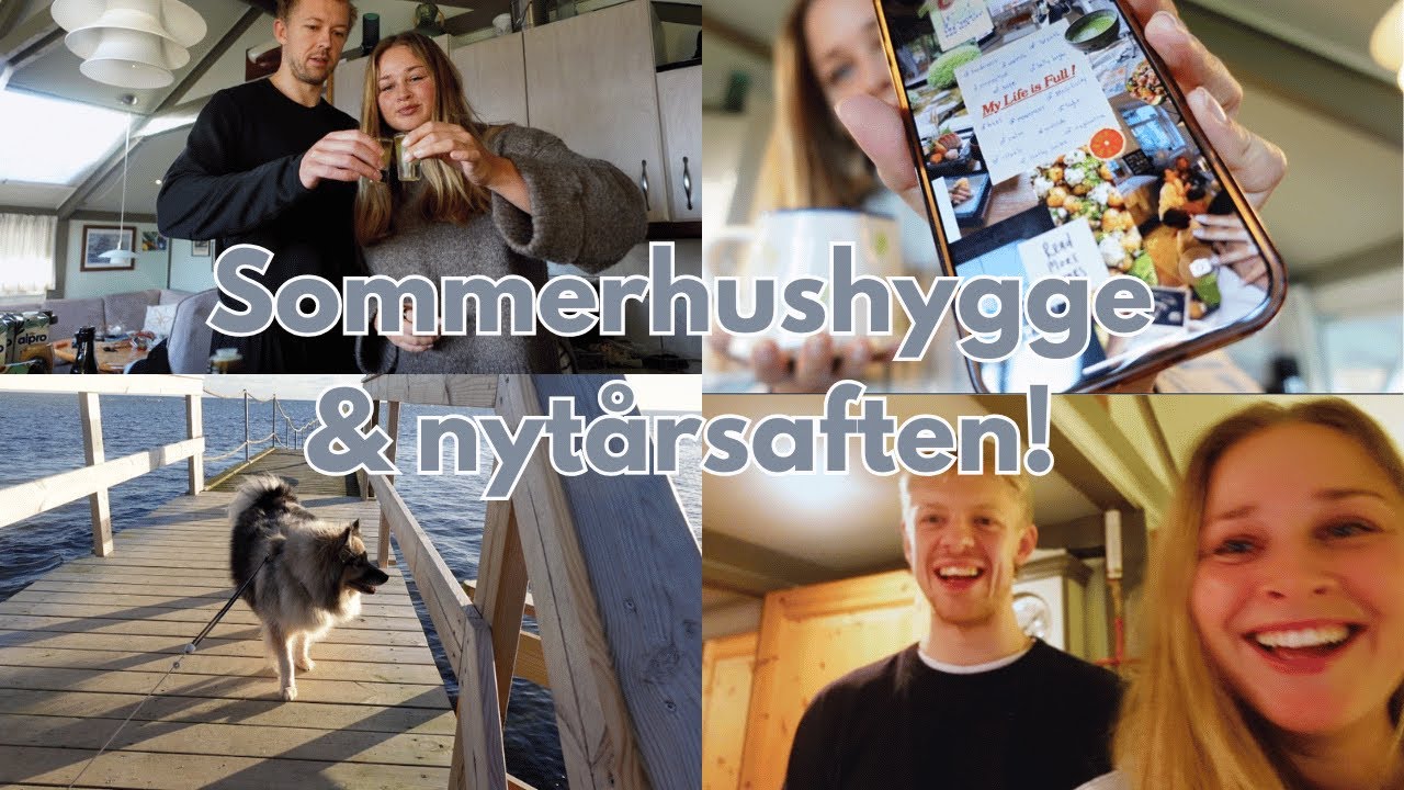 Sommerhushygge, mit visionboard 2026 & nytårsaften