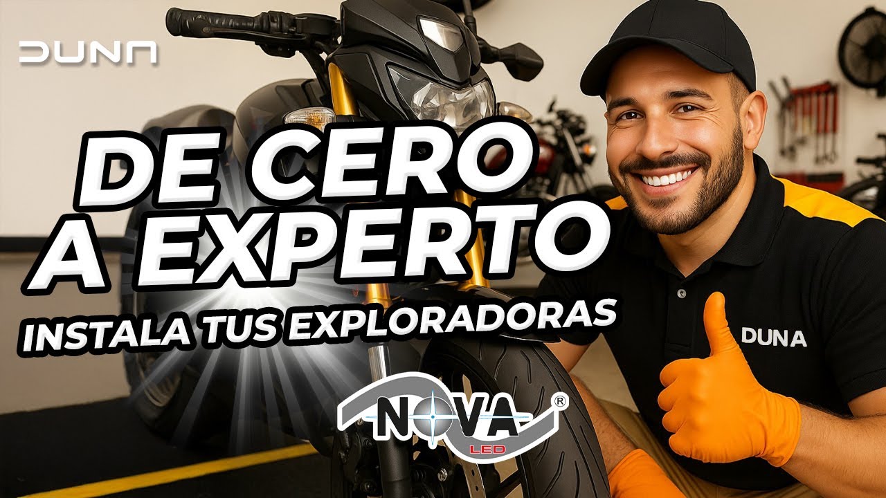 ¡Instálalas Tú Mismo! 💡 Exploradoras LED NOVA para Moto – Paso a Paso.