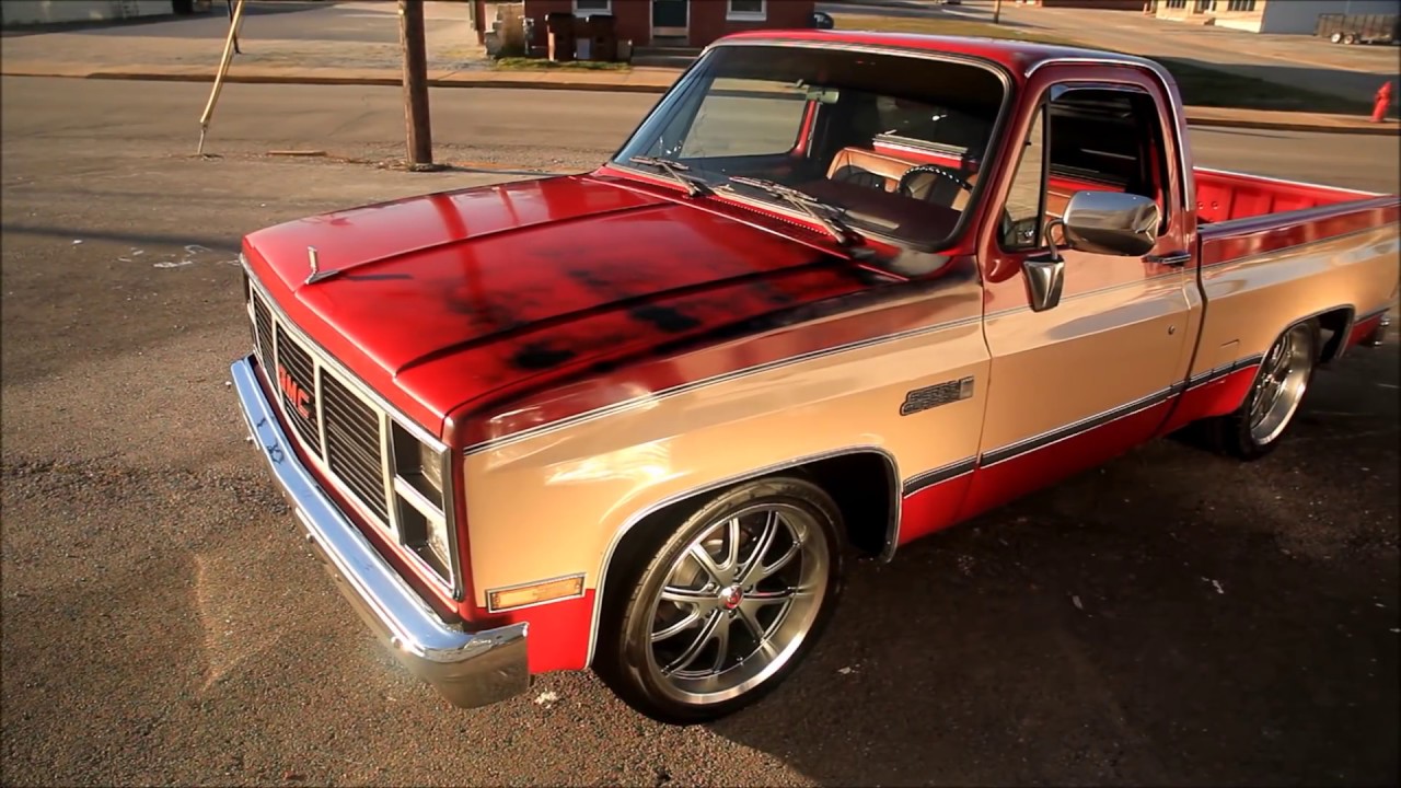 1987 Slammed GMC Chevy Squarebody Hot Rat Street Rod Patina Shop Truck FOR SALE