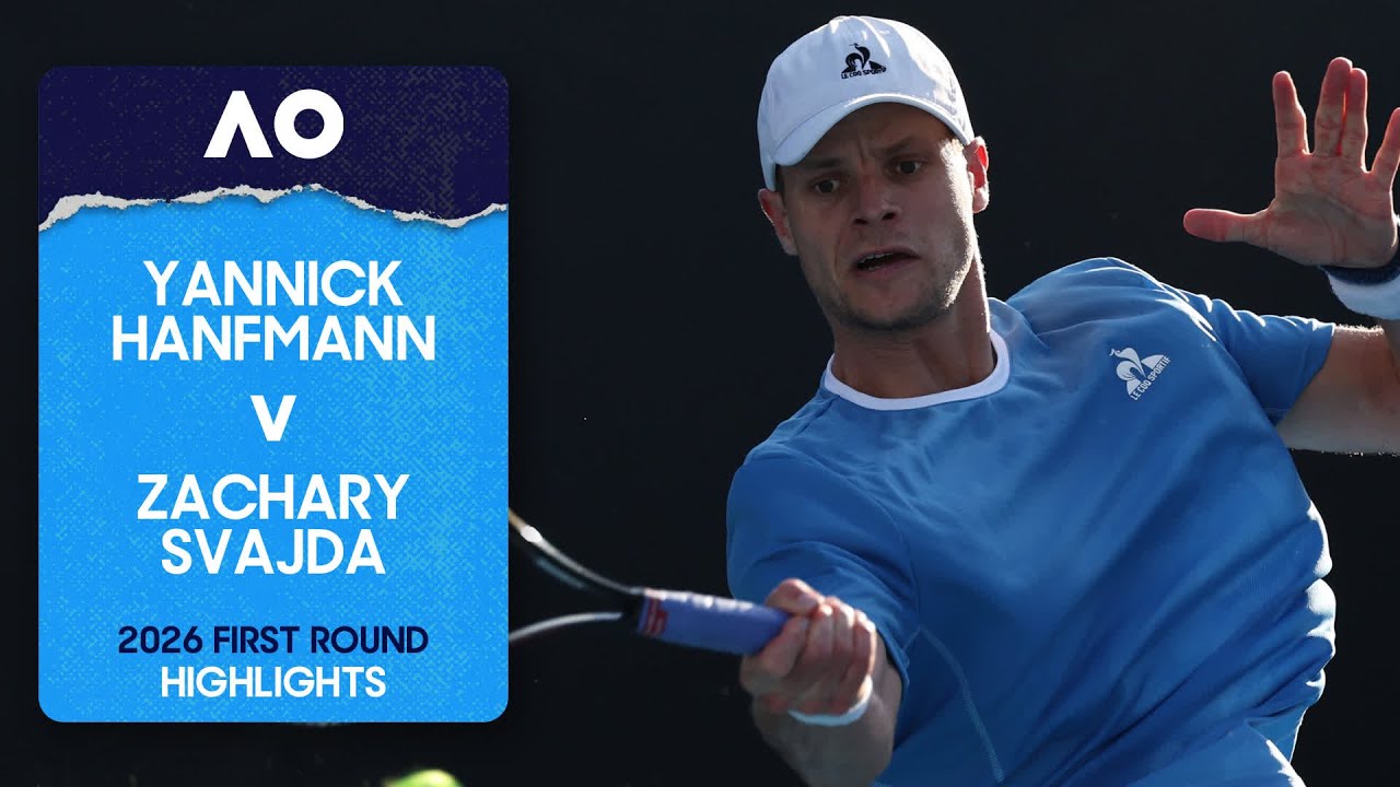 Yannick Hanfmann v Zachary Svajda Highlights | Australian Open 2026 First Round