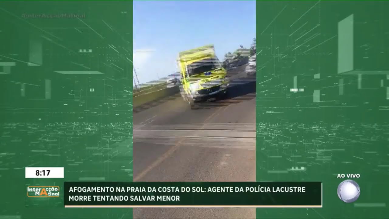 #InteraçãoMatinal: Agente da polícia lacustre morre tentando salvar menores na praia da Costa do Sol