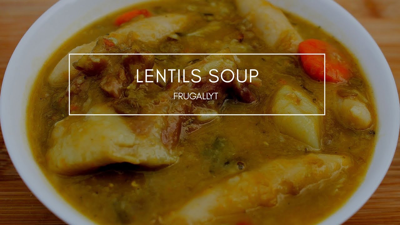 Caribbean Lentils Soup || FRUGALLYT