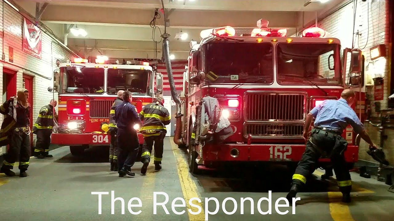 [FDNY] FULL HOUSE RUN FOR ENGINE 304 & TOWER LADDER 162