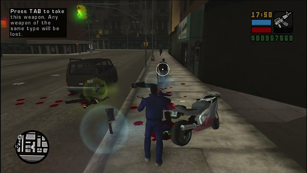 GTA Liberty City Stories PC - 6 Stars Wanted Level Rampage!