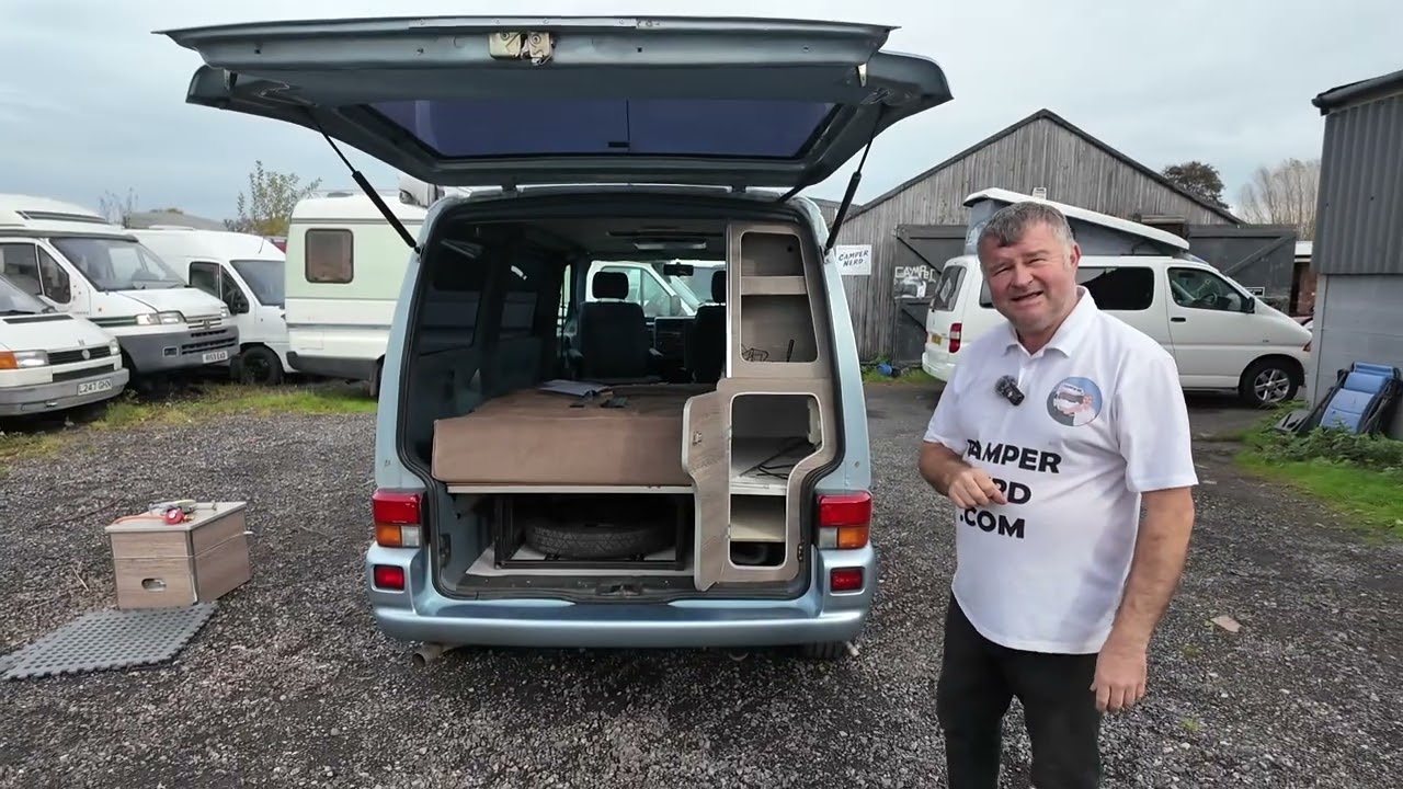 1995 VW TRANSPORTER T4 CAMPER с жестяным верхом, без резерва, аукцион eBay от CAMPER NERD