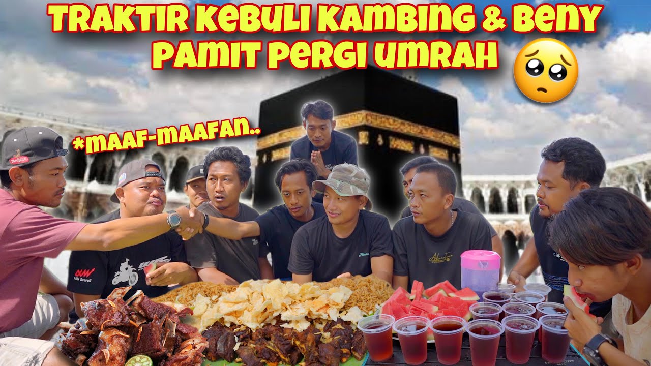 SYUKURAN BENY PAMIT PERGI UMRAH KE WARGA GUBUK ADSENSE