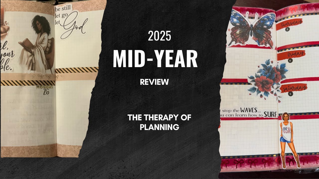 2025 Mid-Year review | Grace & Coming back | Sterling Ink |1/2 Letter & Standard TN
