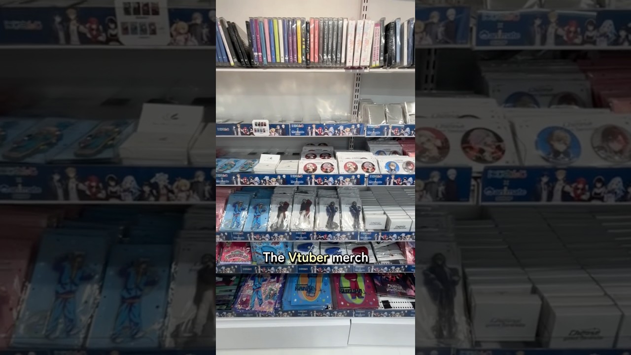 Where to find Nijisanji and Hololive merch in Japan.  #nijisanji #nijisanji_en #hololive #vtuber
