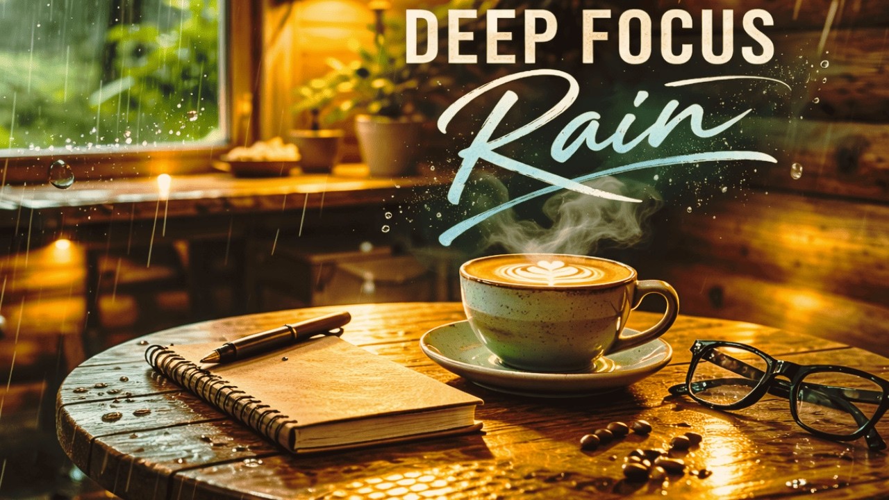 Rainy Cabin Jazz R&B for Study & Work 🎷Cozy Background Music for Deep Focus