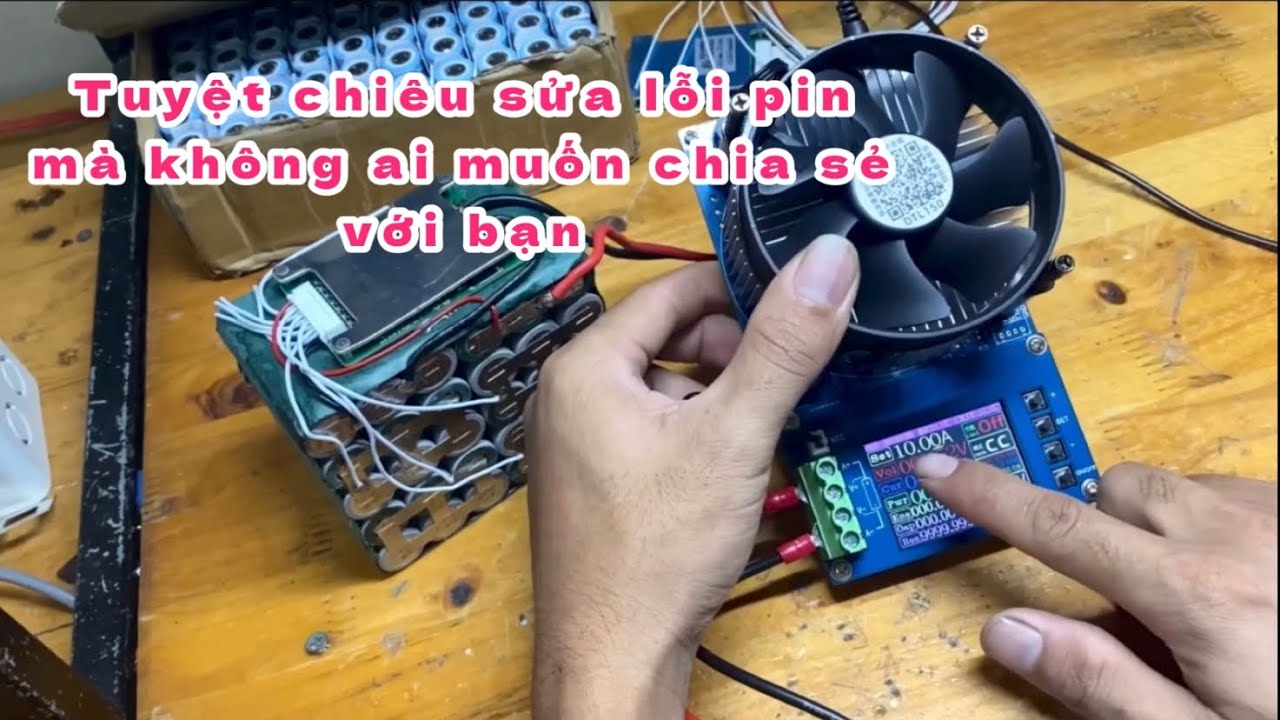Mẹo sửa khối pin lệch áp đơn giản