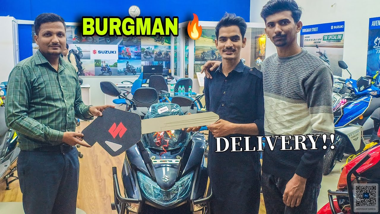 new SUZUKI BURGMAN Delivery Vlog!!
