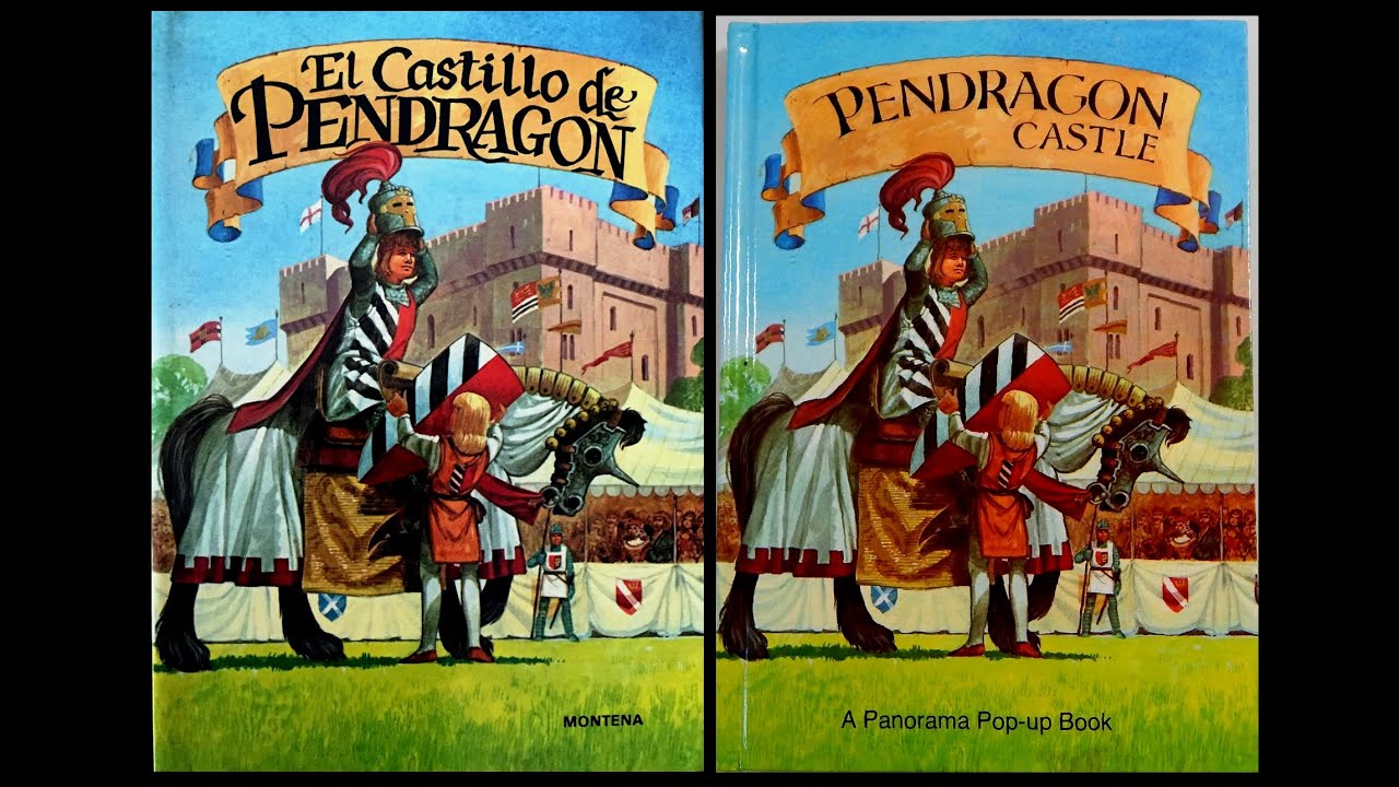 1983 EL CASTILLO DE PENDRAGON DESPLEGABLES MONTENA 1982 PENDRAGON CASTLE PANORAMA POP UP BOOK