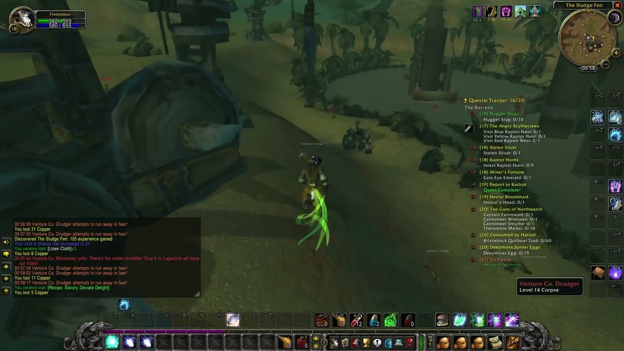 How I got the Cooking Recipe for Savory Deviate Delight as a drop in the barrens - WoW HC SF