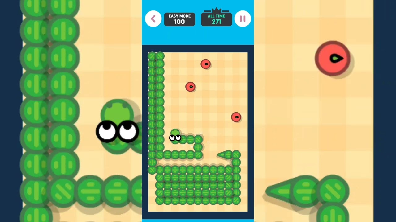 SNAKE (Offline Games - No Wifi Games) ~ HIGHEST SCORE POSSIBLE IN EASY MODE ACHIEVED!