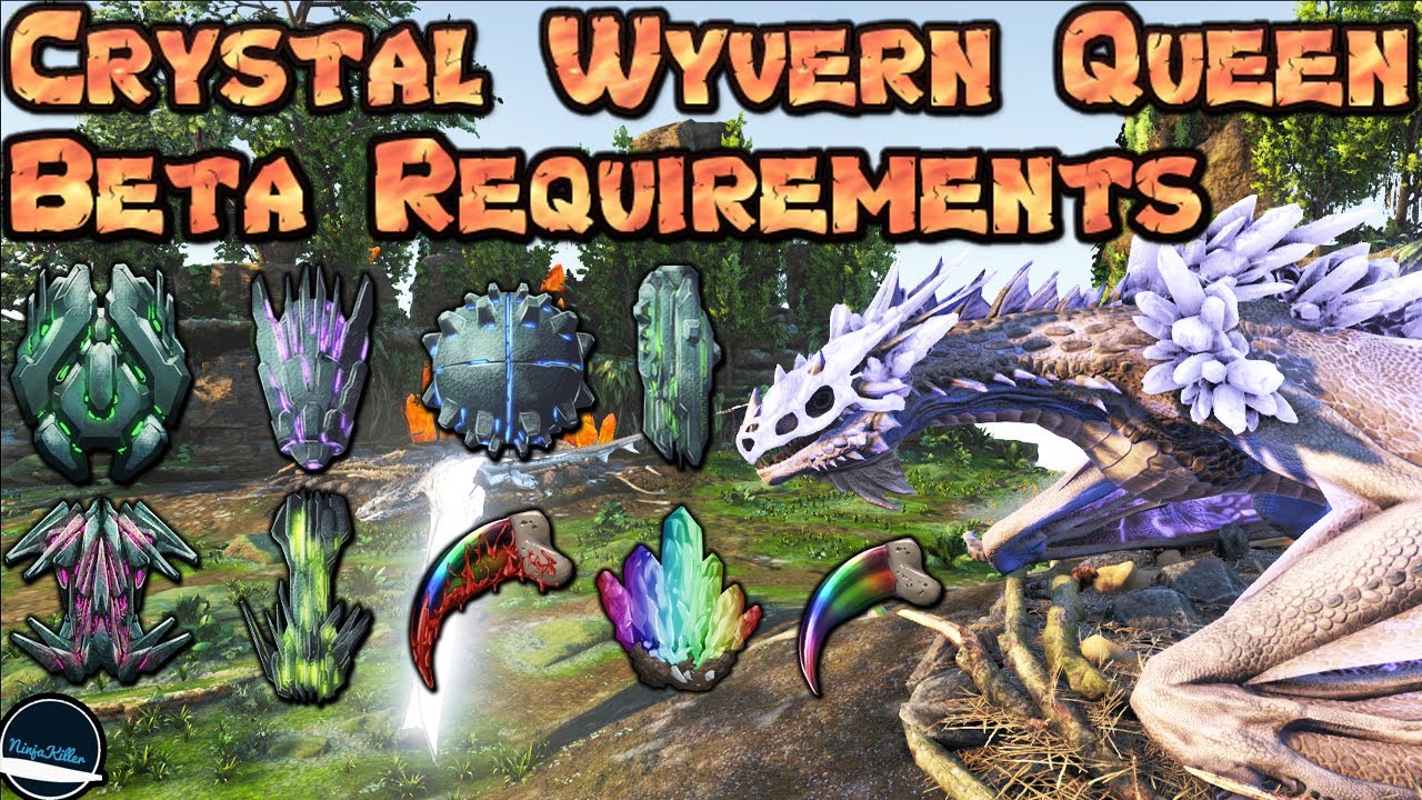Crystal Wyvern Queen Beta Boss Artifact and Tribute Location Guide Ark Survival Evolved