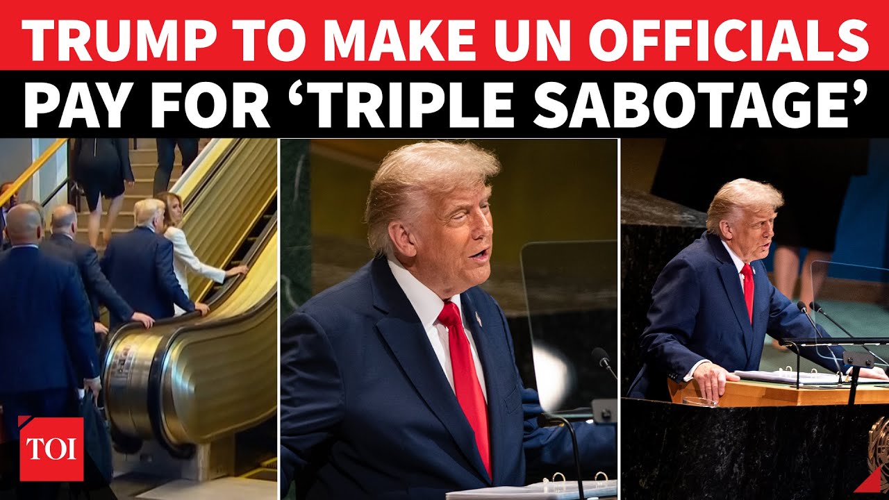 ‘Won’t Hold Back’: Trump’s Punitive Action Call Against UN Officials After ‘Triple Sabotage’ | Watch