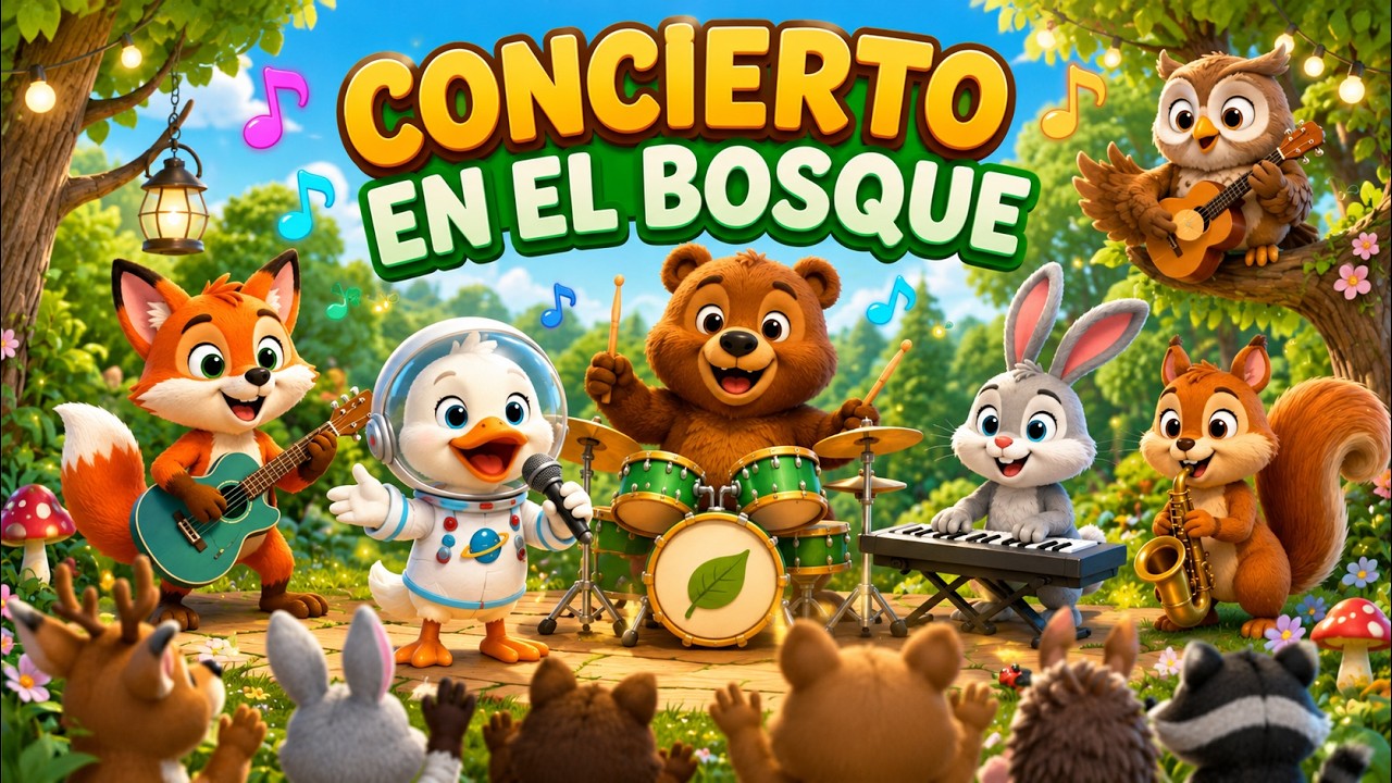 Canciones Infantiles | Concierto en el bosque