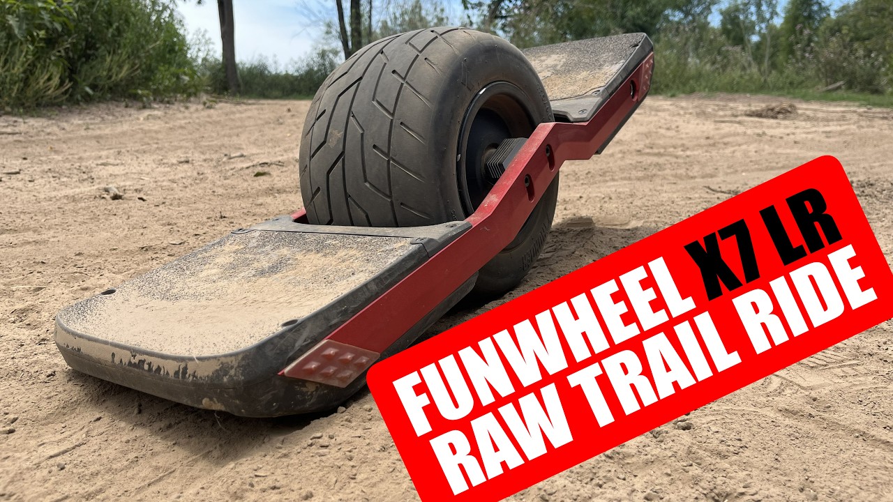Funwheel X7 Long Range - Trail riding RAW compilation