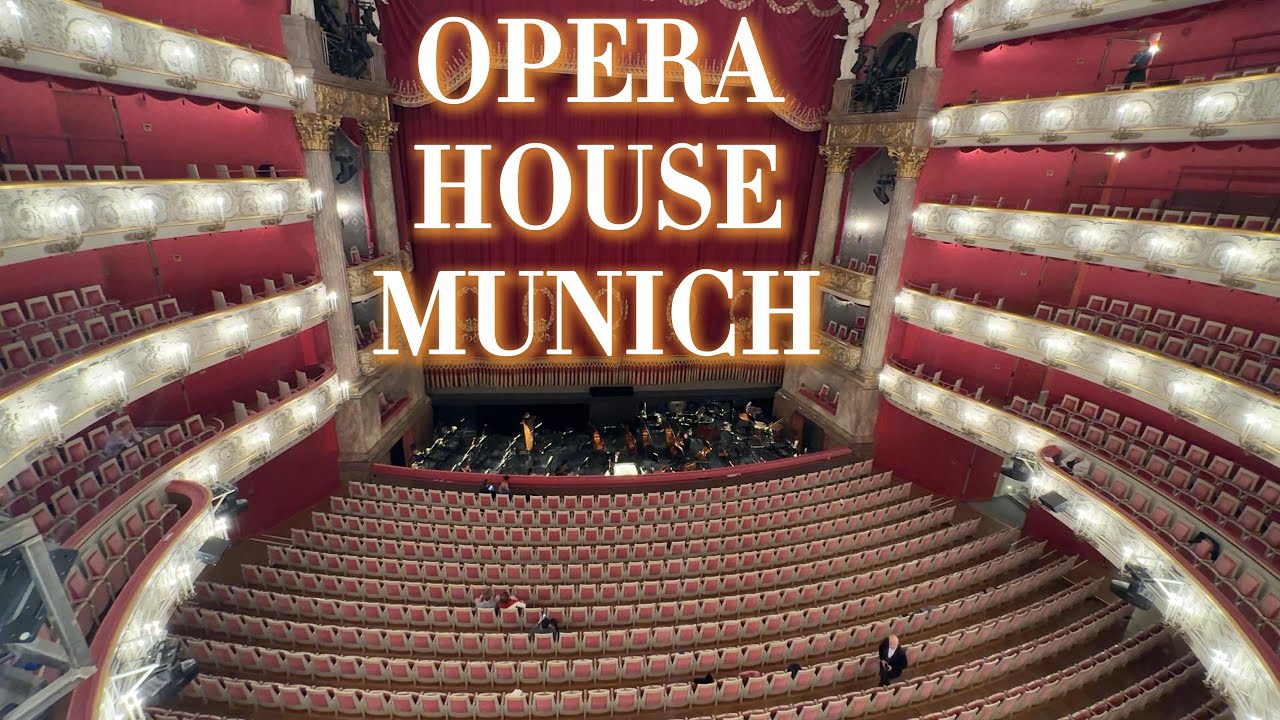 Inside tour of Bavarian State Opera, Munich, Germany