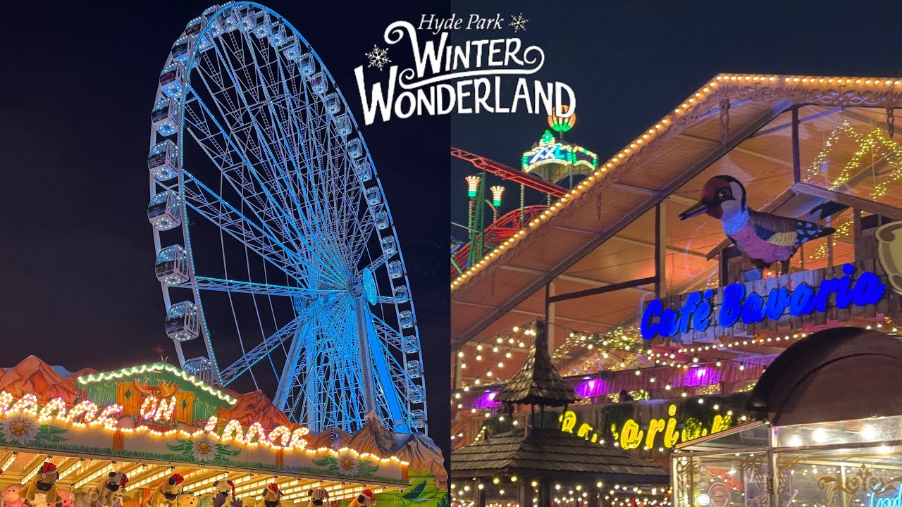 Winter Wonderland London 2025 | 🎢🎡 | Full Tour, Lights and Rides