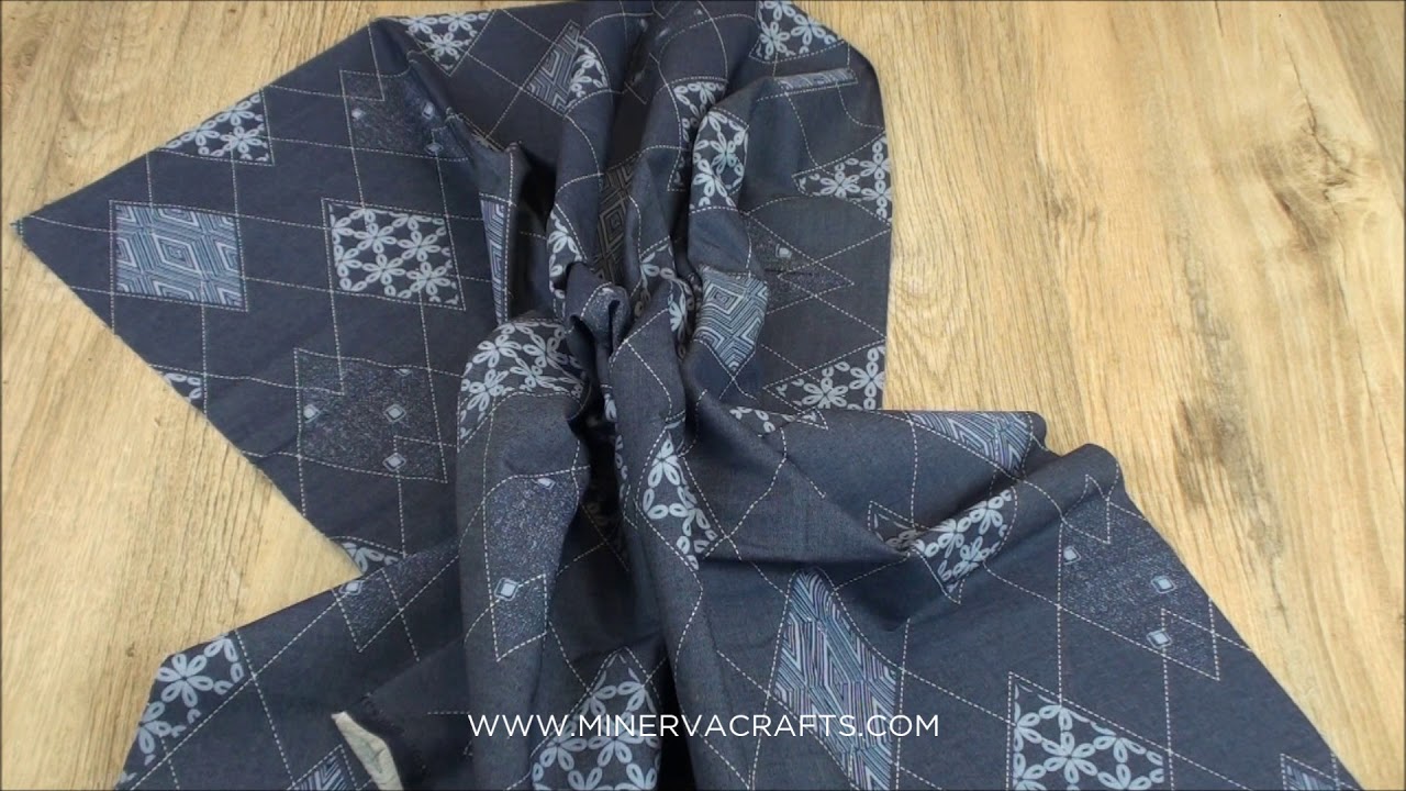 The Denim Studio Collection Diamond Arcuate Chambray Denim Fabric