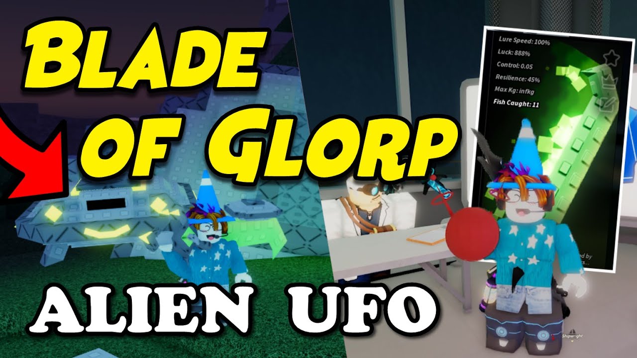 How to Get Blade of GLORP Rod & ALIEN UFO Saucer Fly Boat Lovestorm Valentine's Event (Roblox Fisch)