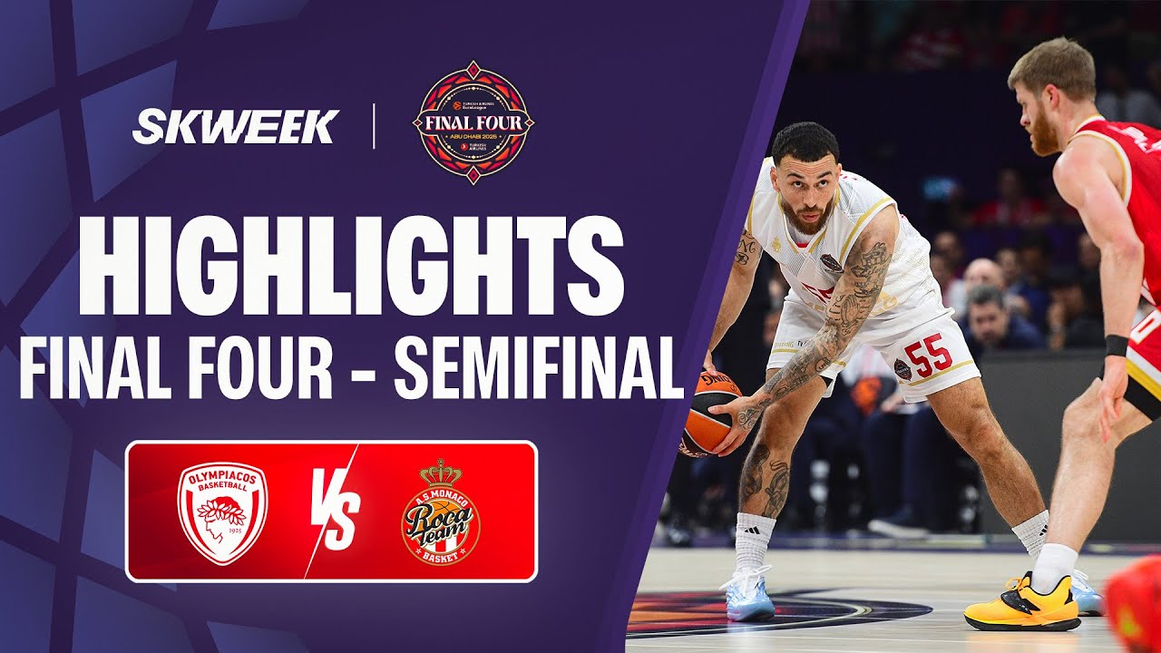 OLYMPIACOS OR MONACO TO JOIN FENERBAHCE ?? Olympiacos vs Monaco Final Four semi-final Abu Dhabi