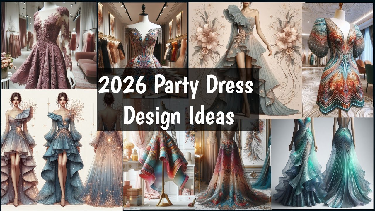 Trending Party Dress Design Ideas 2026 #fashion #dress #dressdesingn #fashionndesigns 