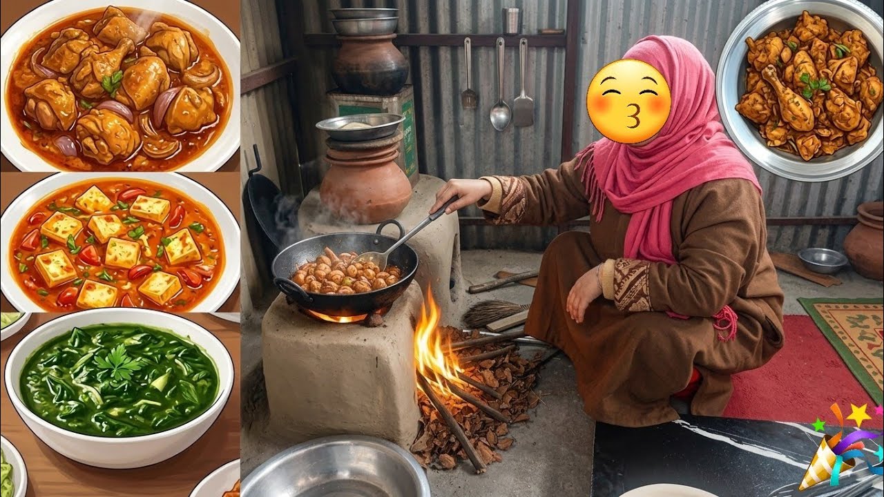 Ramadan Special: 3 Tasty Recipes Ek Saath 🌙 | Chicken, Paneer aur Palak Ki Recipe ✨