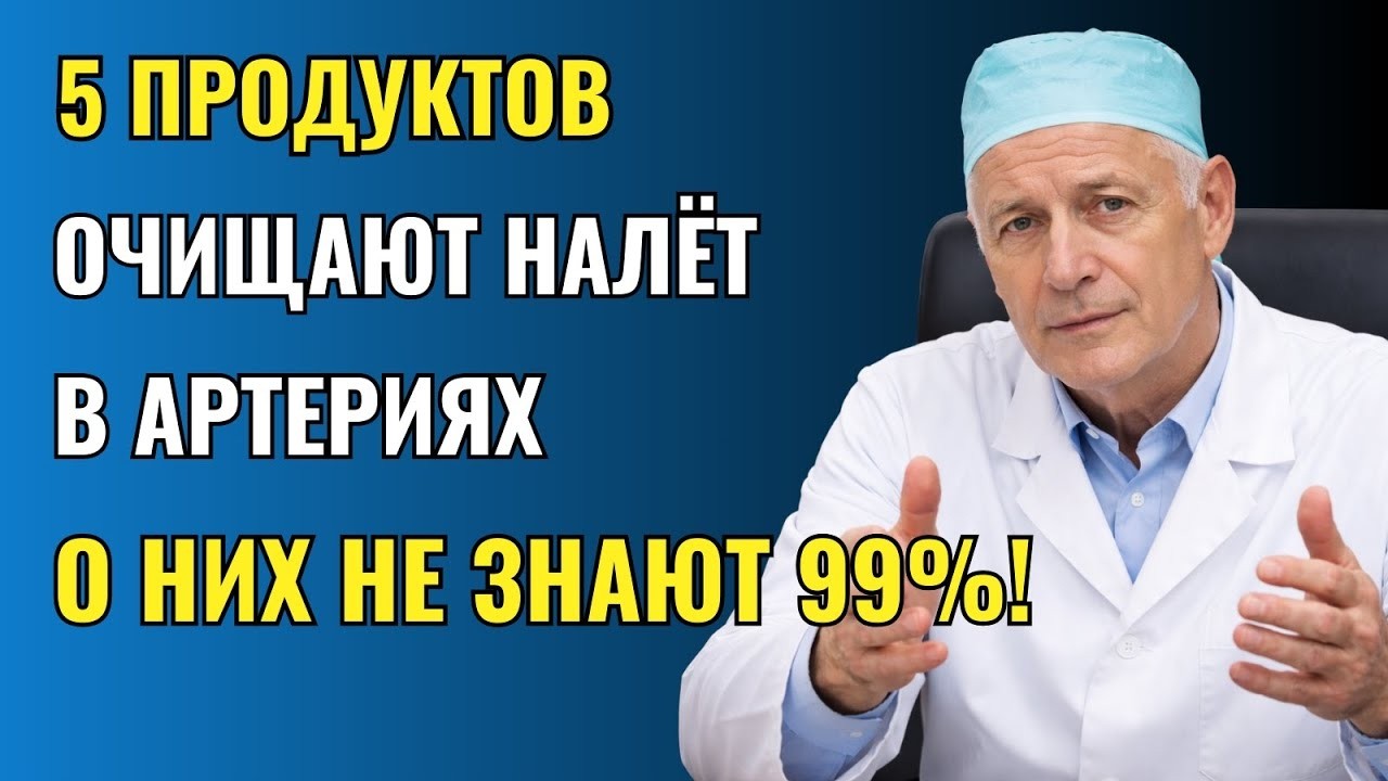 5 продуктов, которые помогают очищать артерии и защищают сердце после 60