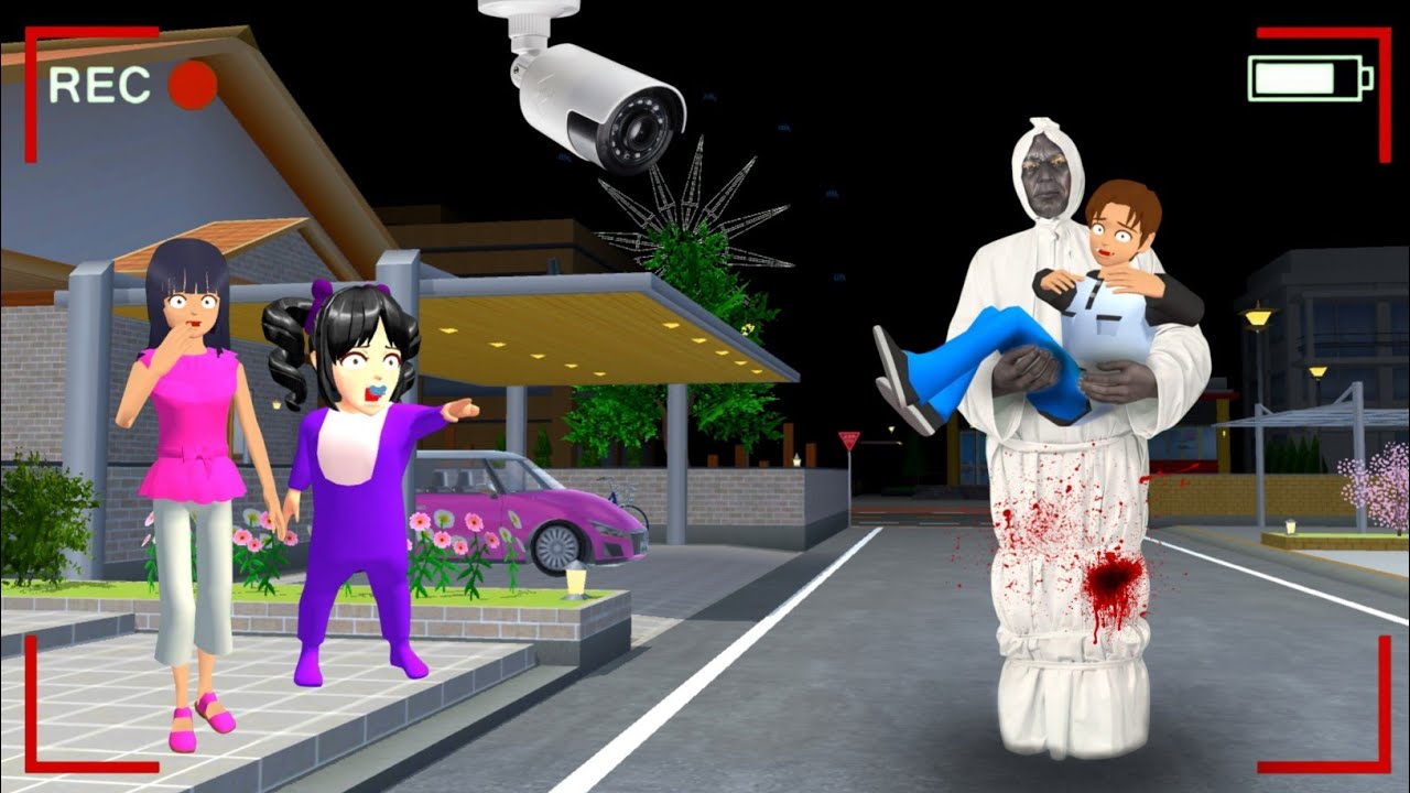 Yuta Mio Panik 😱 Hantu EEE A ENGKOL Kembali Menghantui Kota Sakura 😱 Sakura School Simulator.