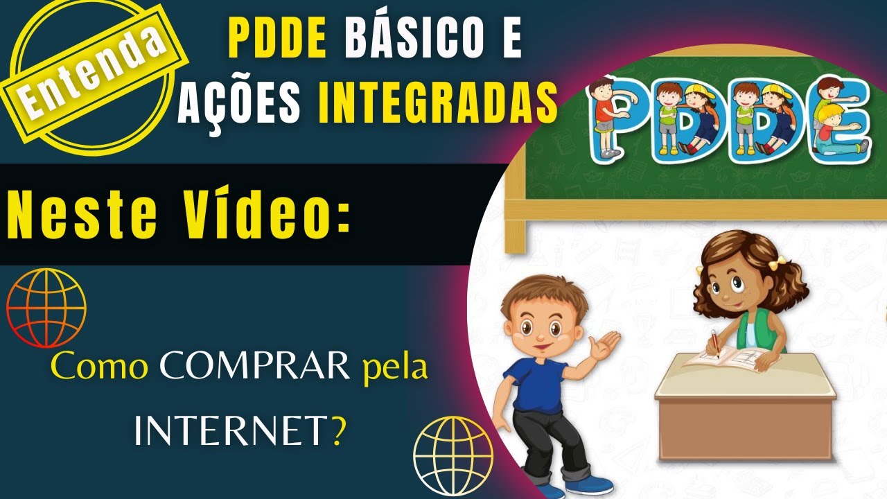 Como realizar COMPRAS pela internet com RECURSOS do PDDE? - V&iacute;deo 05/07