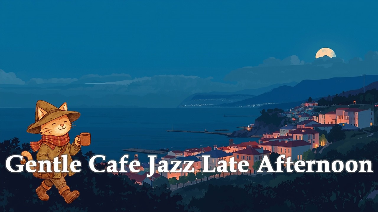 Gentle Cafe Jazz BGM | Background Music Late Afternoon