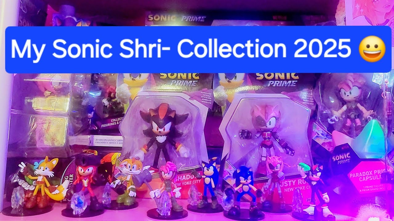 Putting my Sonic The Hedgehog collection!!! | Toy collection room re-arranging (again)