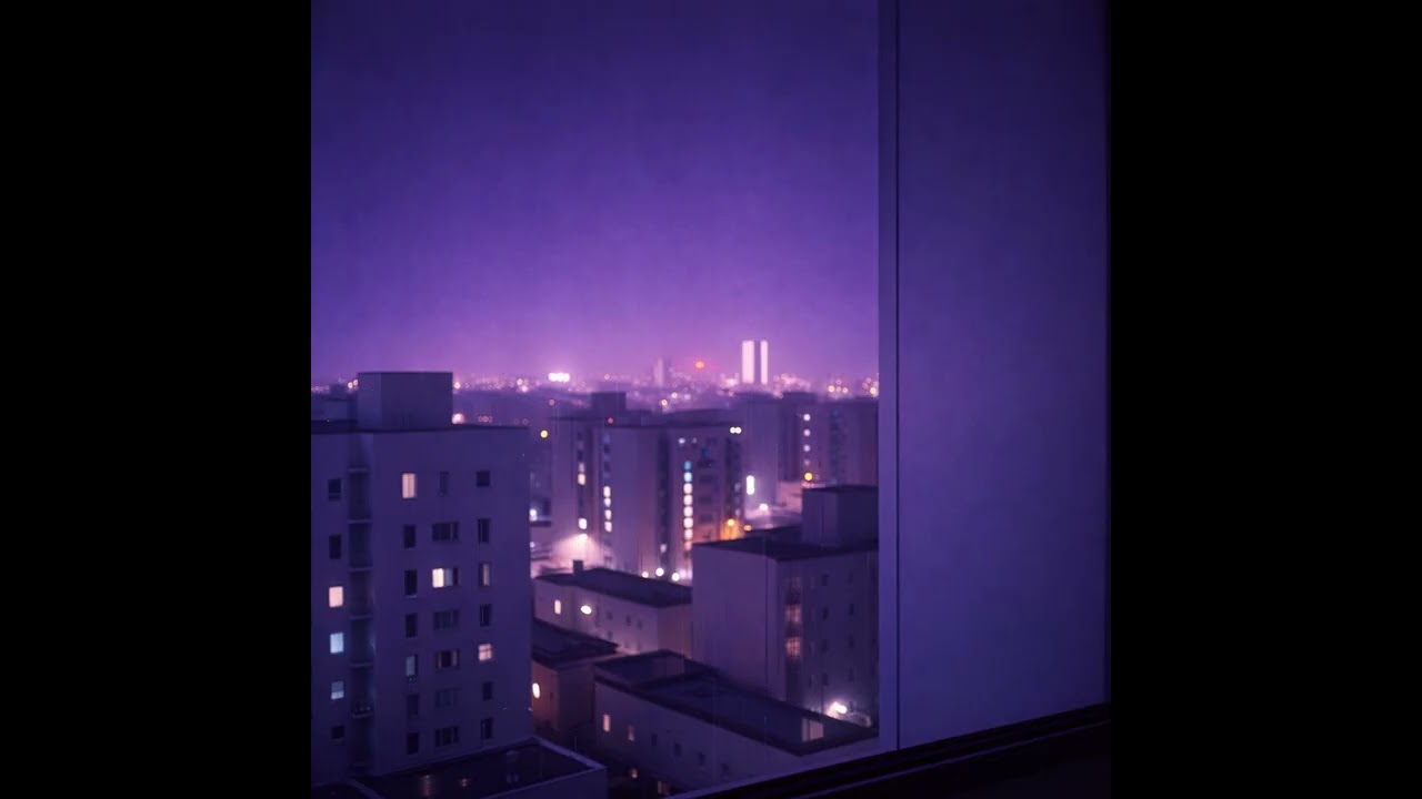 City Window Lights Focus – Minimal Electronic Music | 1 Hour