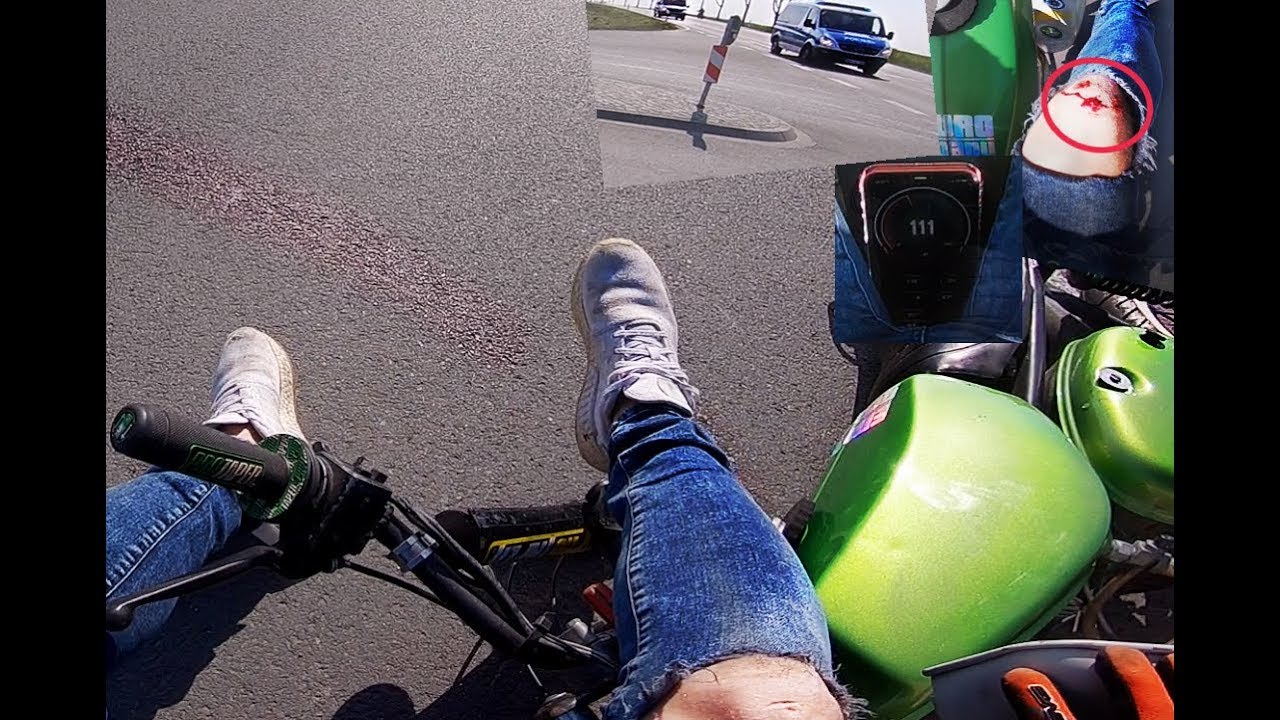 Wenn man wieder ESKALIERT | Simson Crash | 111km/h  Autobahn | Polizei