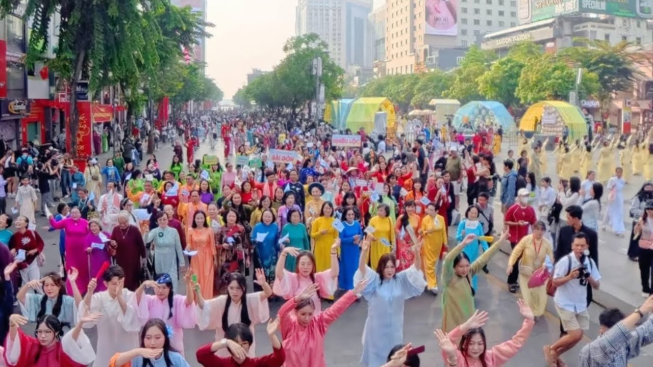 Lễ Hội Áo Dài 2026 Tại Phố Đi Bộ Nguyễn Huệ Sài Gòn TP Hồ Chí Minh