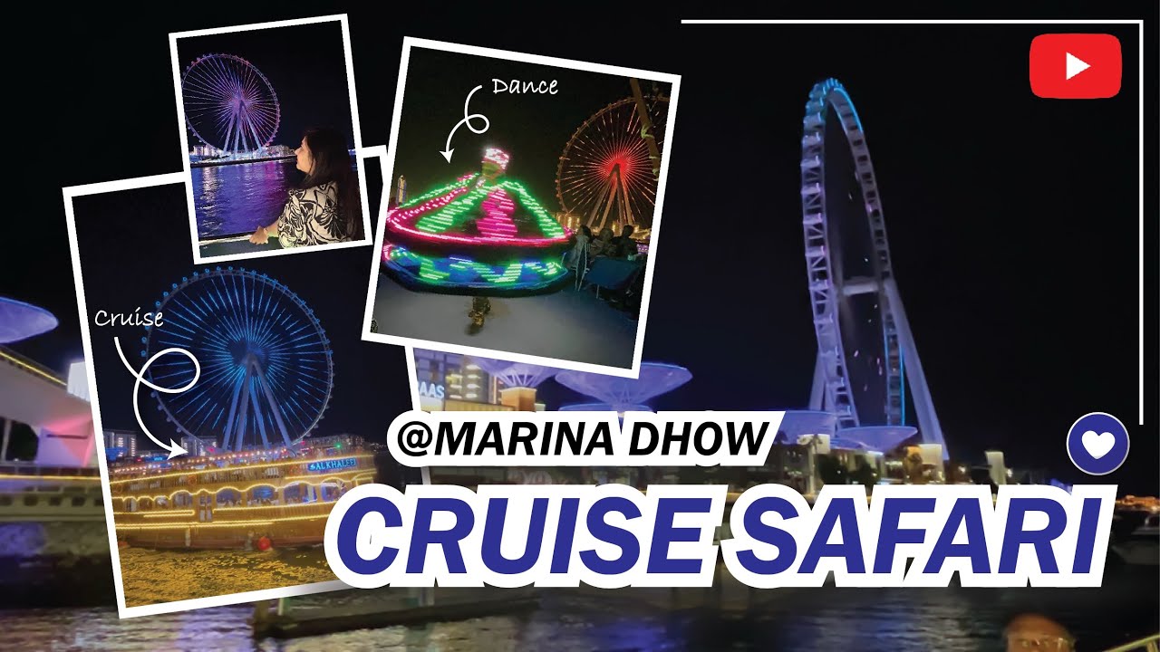Marina dhow cruise | Dubai trip vlog