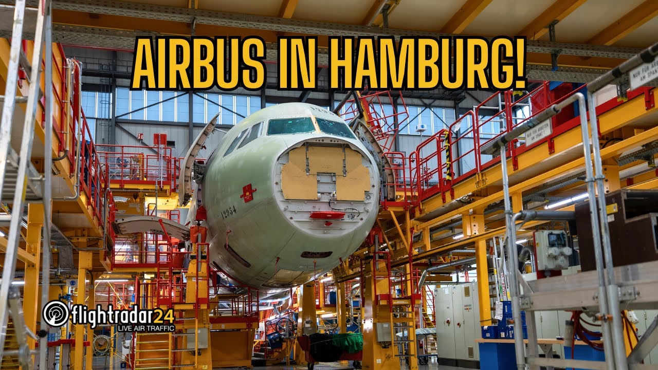 Behind the scenes with Airbus in Hamburg (A321XLR!)