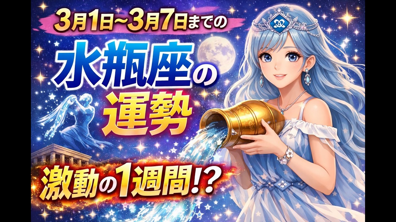 ３月１日～３月７日までの水瓶座の運勢