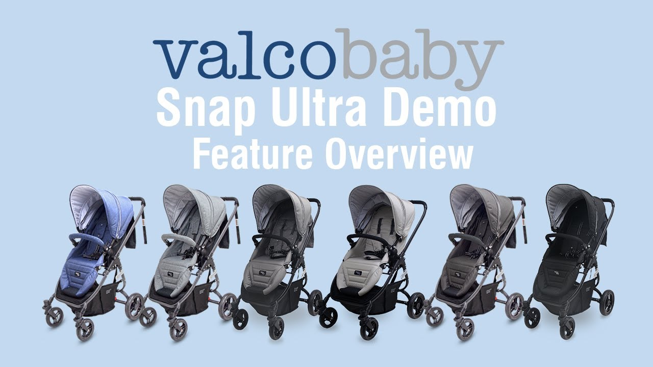 Snap Ultra Pram Stroller Demo: Feature Overview | Valcobaby