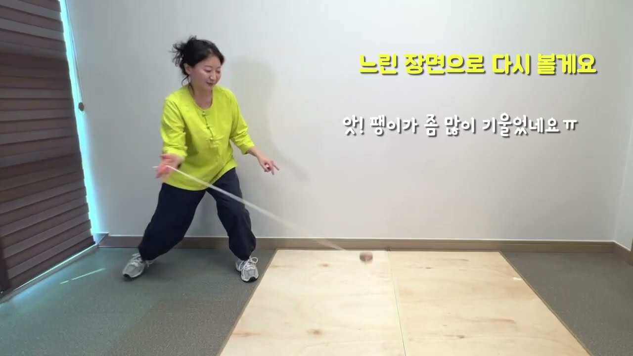 [생태줄팽이] 팽이잘돌리는법