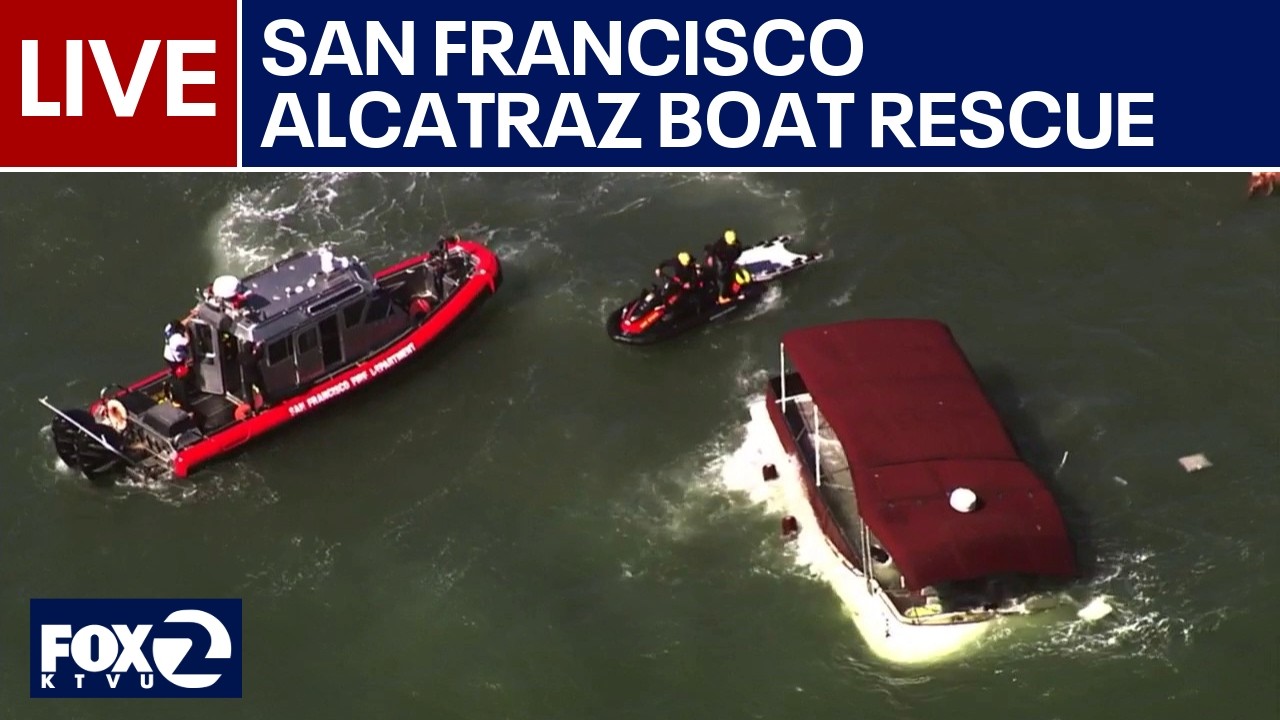 WATCH LIVE: Boat fire near Alcatraz