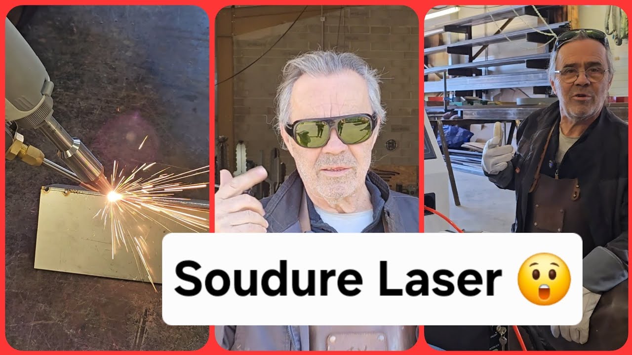 J'ESSAIE LA SOUDURE LASER🔥 (je suis pas d&eacute;&ccedil;u)