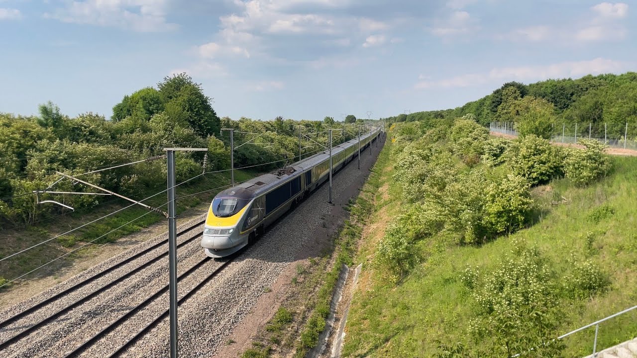 Compilation de TGV sur la LGV Nord en Mai 2025 2/2