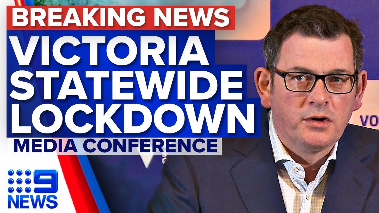 Statewide lockdown for Victoria after spike in regional cases | Coronavirus | 9 News Australia