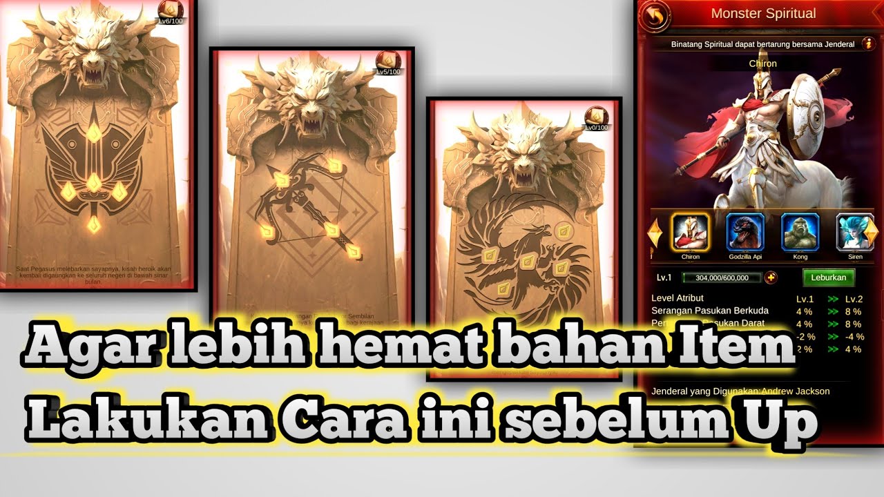 evony, Cara up Spiritual beast | Monster Spiritual