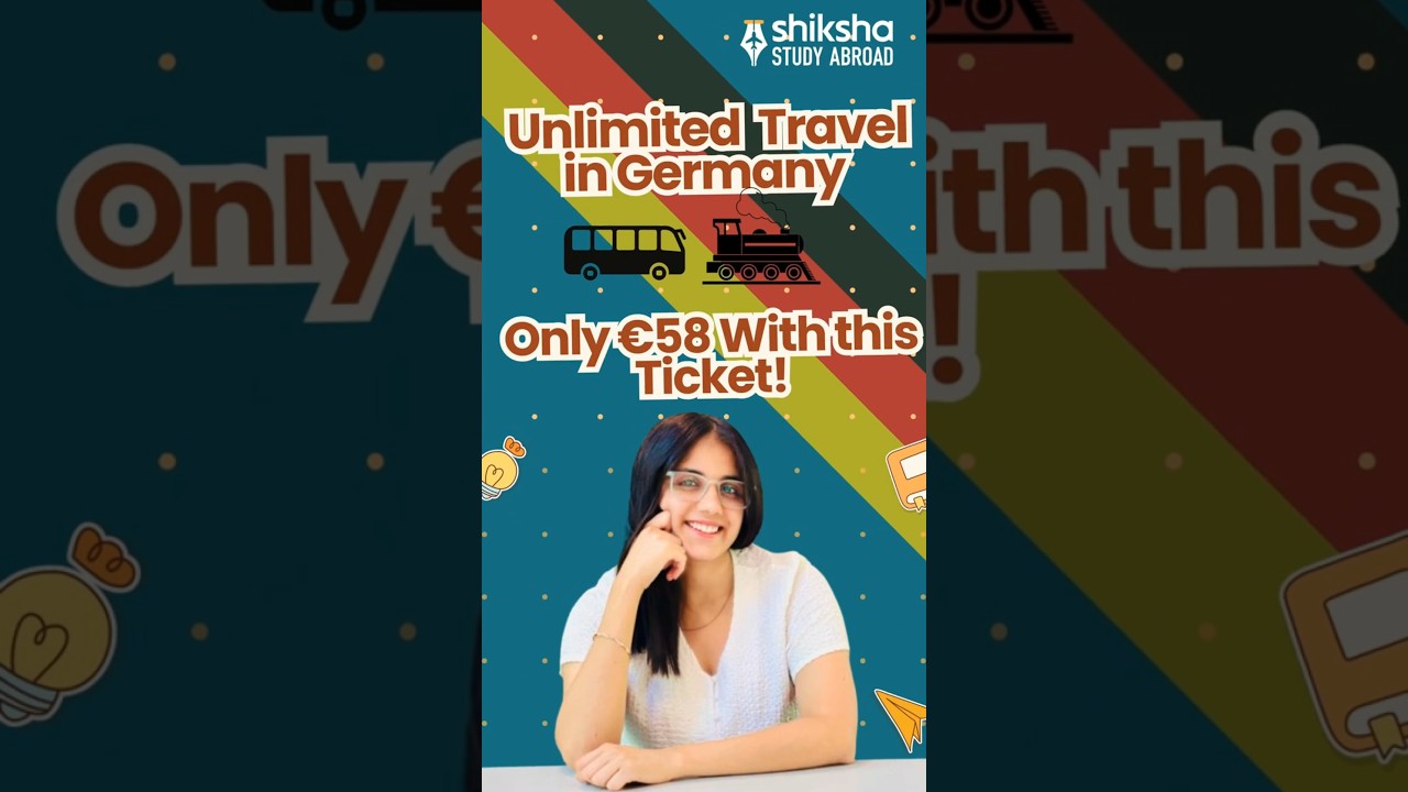 Unlimited travel in Germany. Only &euro;58 with this ticket!🚂🇩🇪 #salcc #indianstudentsabroad